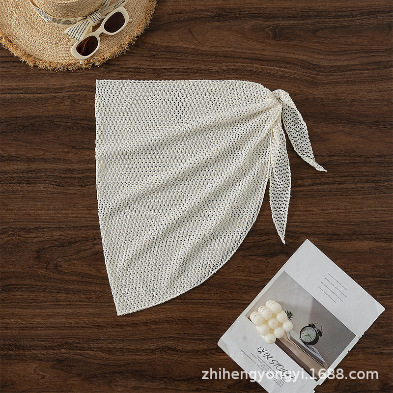 Damen Transparente Strandpareo EB
