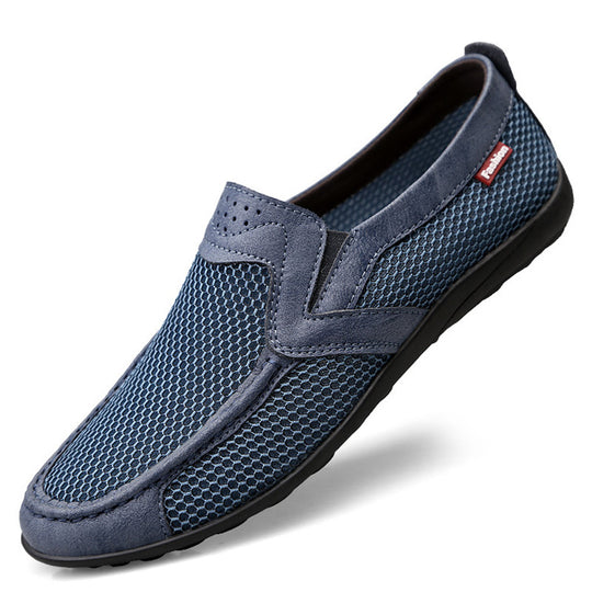 Damen atmungsaktive Slip-On Freizeitschuhe mit rutschfester Sohle EB