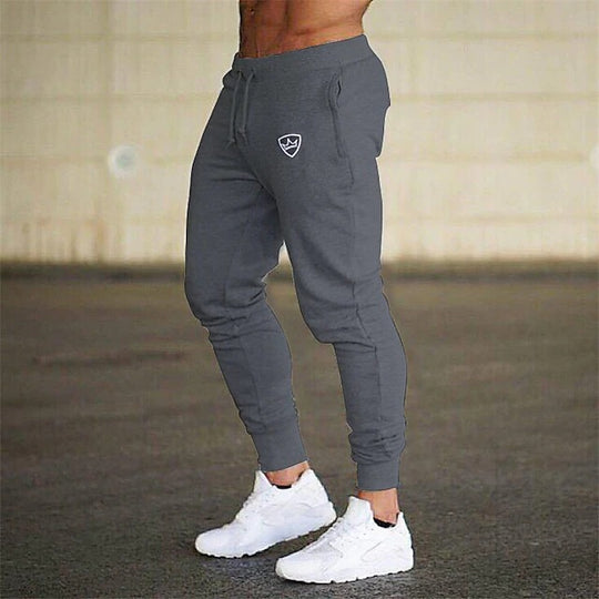Herren Sweatpants mit schmalem Schnitt und elastischem Bund EB