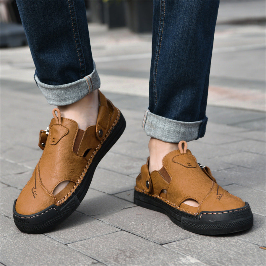 Damen Freizeitsandalen mit praktischem Reißverschluss EB