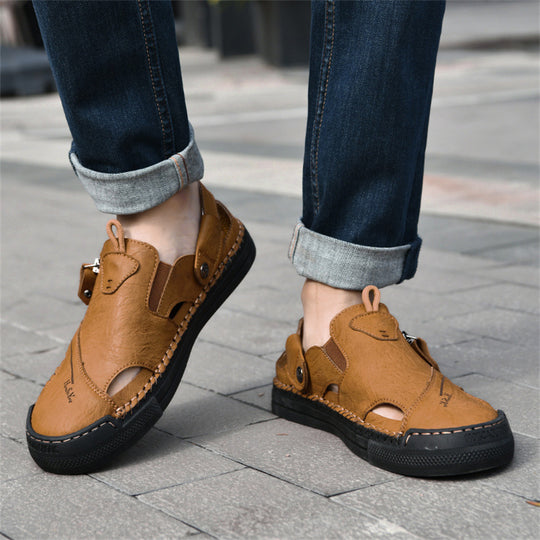 Damen Freizeitsandalen mit praktischem Reißverschluss EB