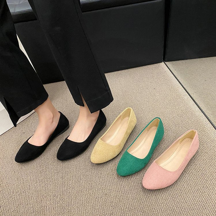 Damen bequeme Ballerinas mit elegantem Design EB