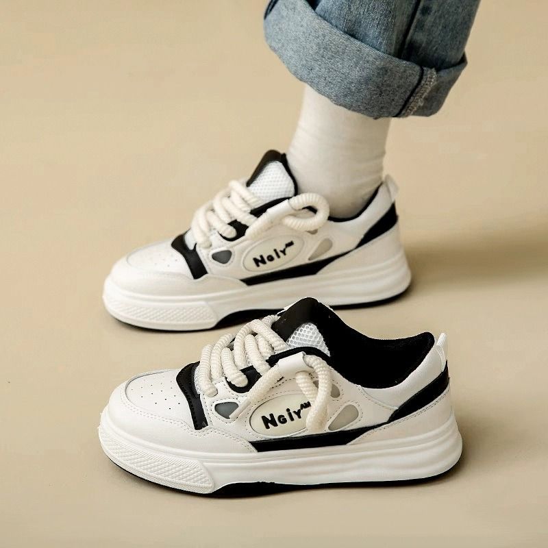 Damen trendige Sneaker mit auffälligem Design und bequemer Dämpfung EB