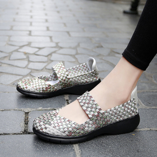 Damen Komfortable Ballerinas mit flexiblem Design und rutschfester Sohle EB