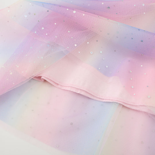 Mädchen Hochwertiges Tüllkleid mit Einhorn-Applikation EB