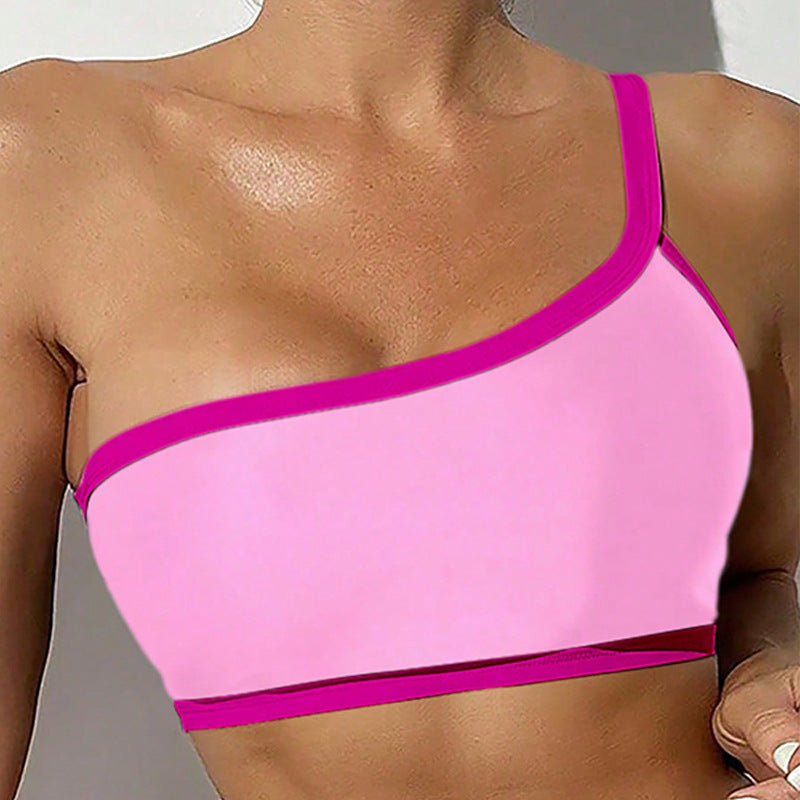 Damen Einseitiger Bikini mit modernen Akzenten EB
