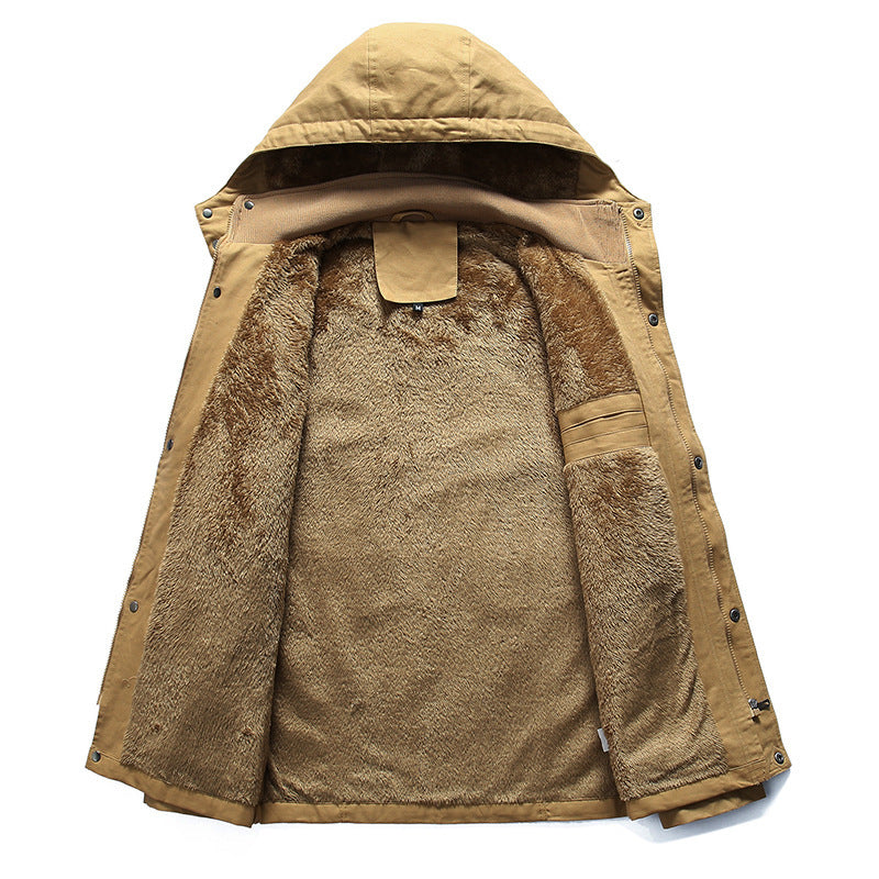 Herren robuste Utility-Jacke mit warmem Innenfutter EB