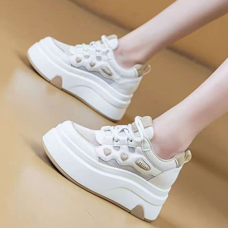 Damen Plateausneakers mit trendigem Design und komfortabler Dämpfung EB