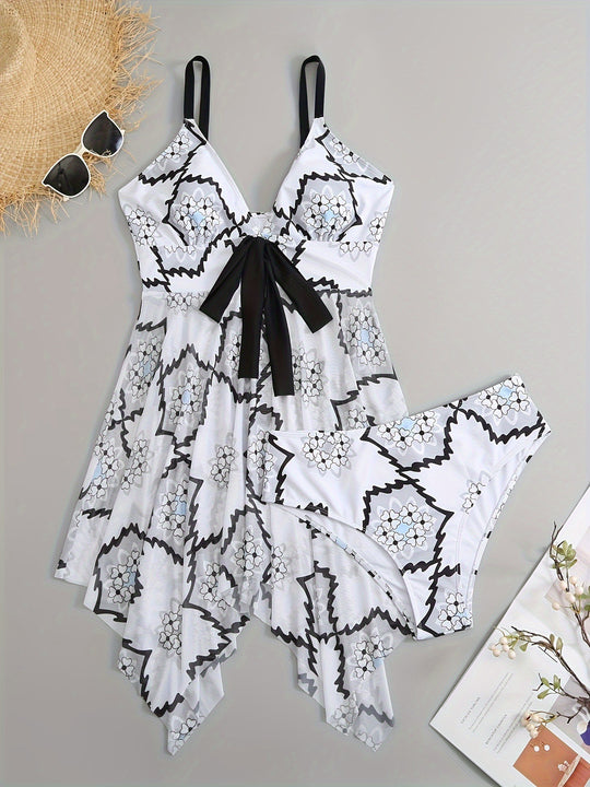 Damen Batherock mit raffinierten Bindeband-Details EB