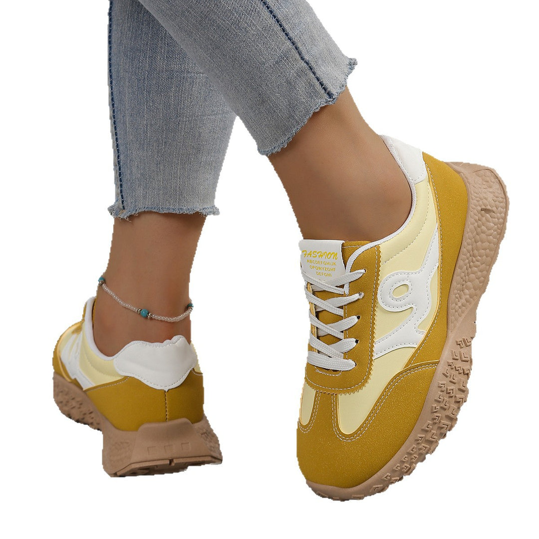 Damen Sportliche Sneakers mit rutschfester Laufsohle EB