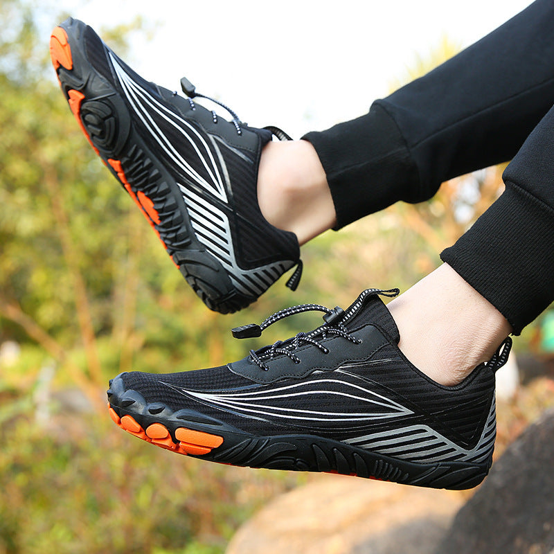 Damen Leichte Outdoor-Sneaker mit rutschfester Sohle und atmungsaktivem Obermaterial EB