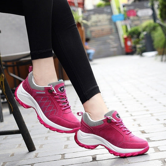 Damen Sportliche Freizeitschuhe mit rutschfester Sohle und dämpfender Einlage EB