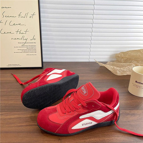 Damen Freizeit Sneakers mit weichem Wildleder und atmungsaktivem Obermaterial EB