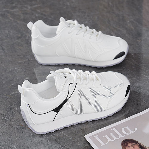 Damen Sportliche Fitness Sneakers mit atmungsaktivem Obermaterial und griffiger Laufsohle EB