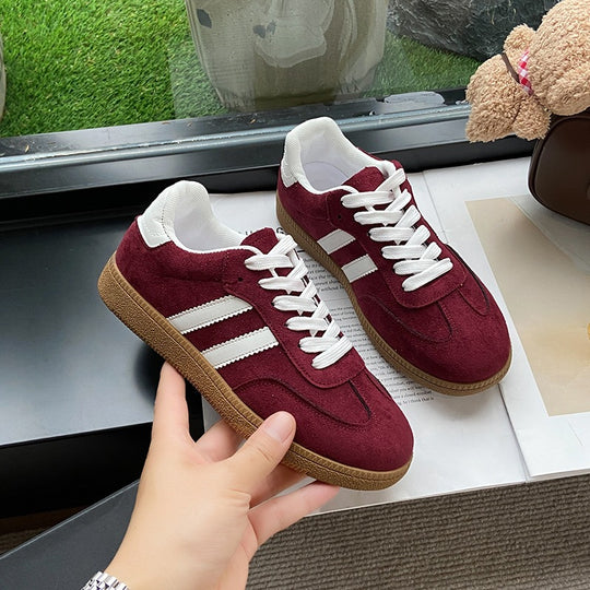 Damen modische Sneaker mit weichem Wildleder EB