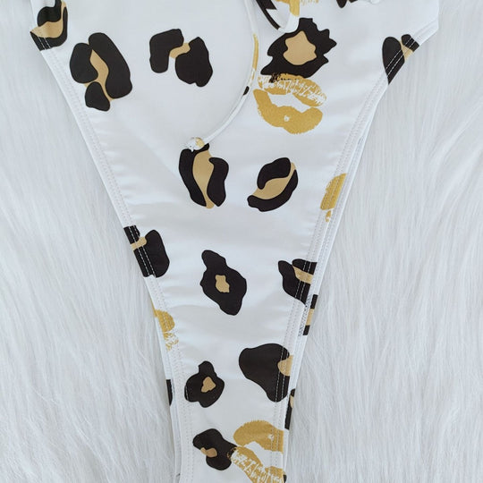 Damen Eleganter Badeanzug mit knotbarem Detail EB