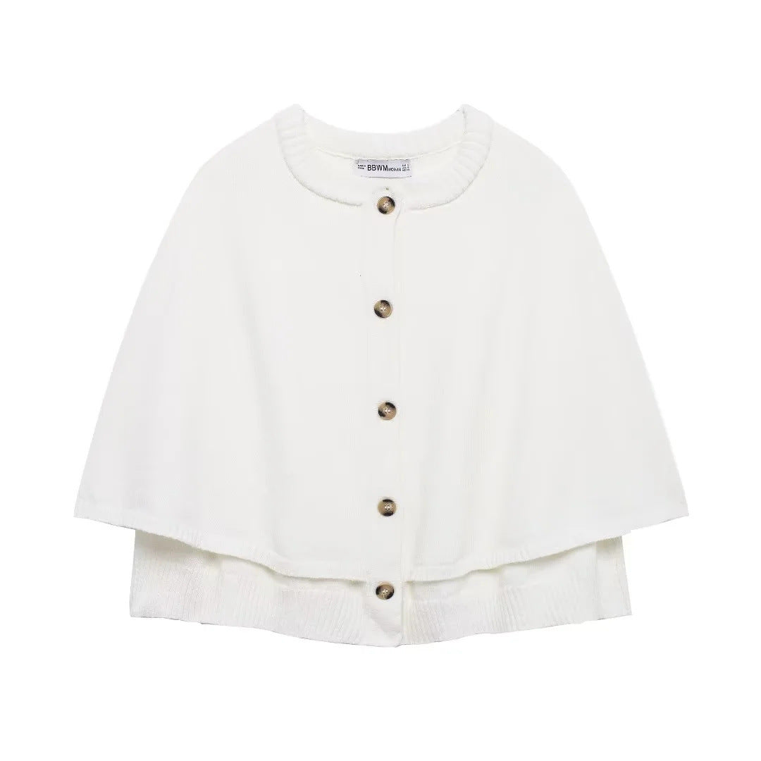 Damen Wolle Umhangjacke EB
