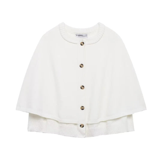 Damen Wolle Umhangjacke EB
