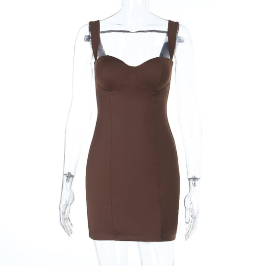 Damen figurbetontes Cocktailkleid mit Schlankmachenden Details EB
