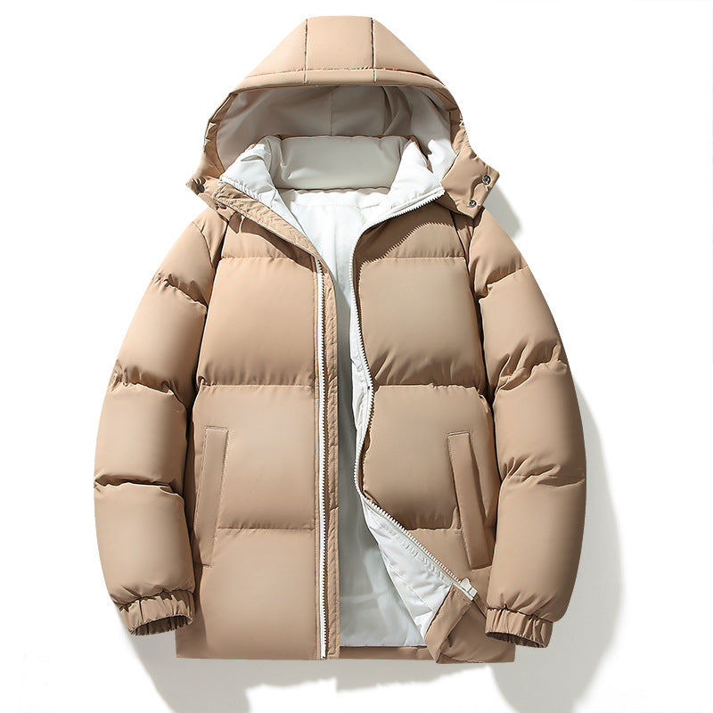 Herren urbaner Kapuzen-Steppanorak mit mattierter Oberfläche und isolierender Füllung EB