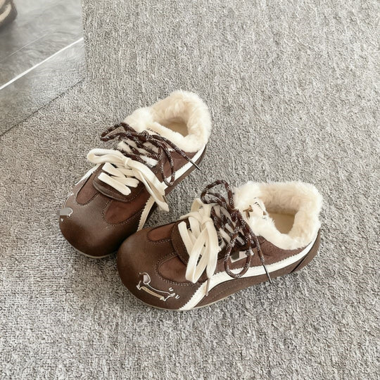 Damen Sneaker mit wärmendem Fleece-Innenfutter und modischem Design EB