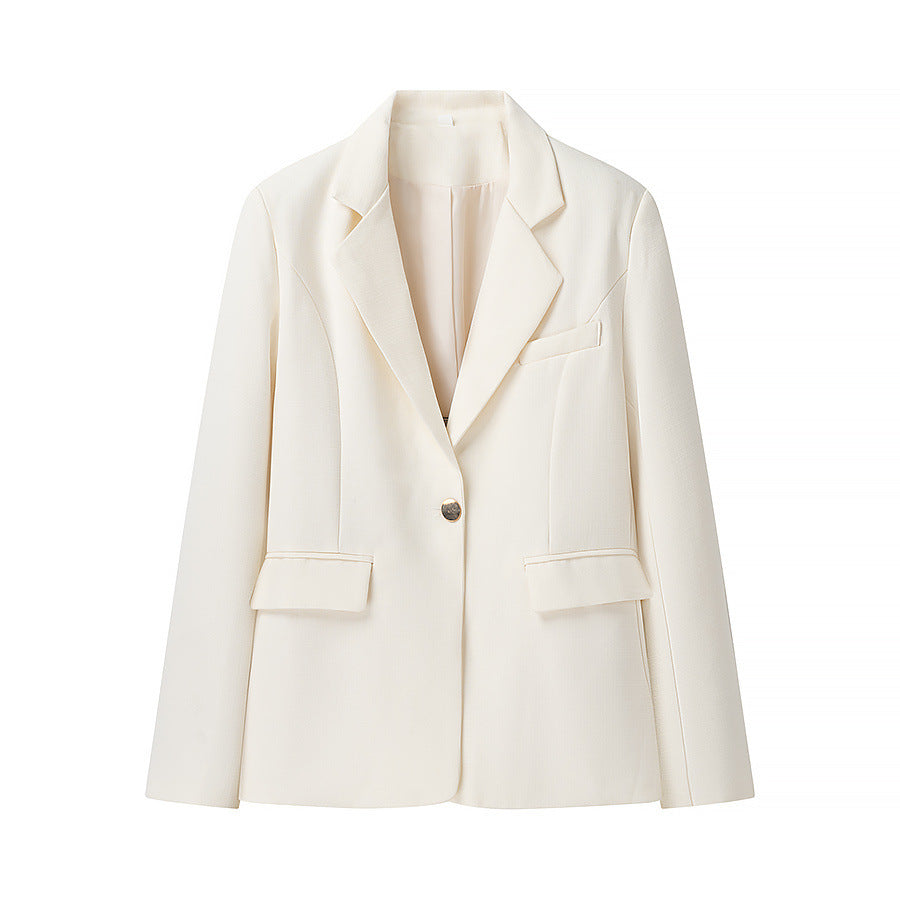 Damen elegante Blazerjacke mit strukturiertem Design und praktischen Taschen EB