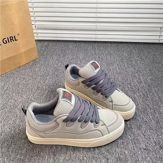 Damen Modische Sneaker mit atmungsaktivem Obermaterial und rutschfester Sohle EB