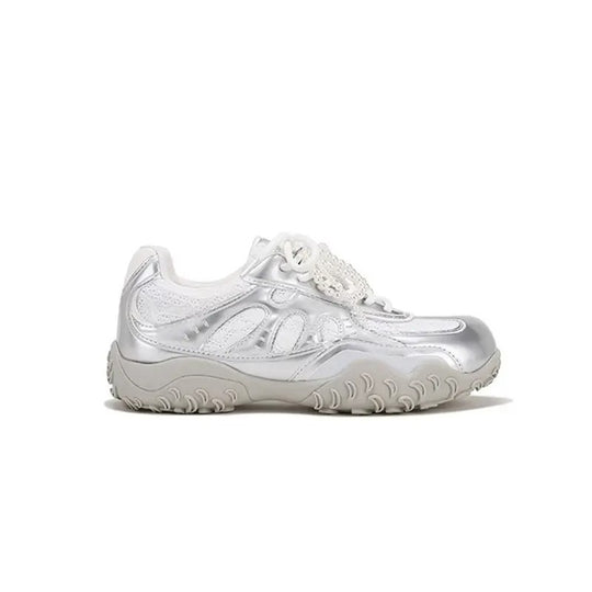 Damen Sportliche Lauf Sneakers mit atmungsaktiver Mesh-Oberfläche und rutschfester Sohle EB