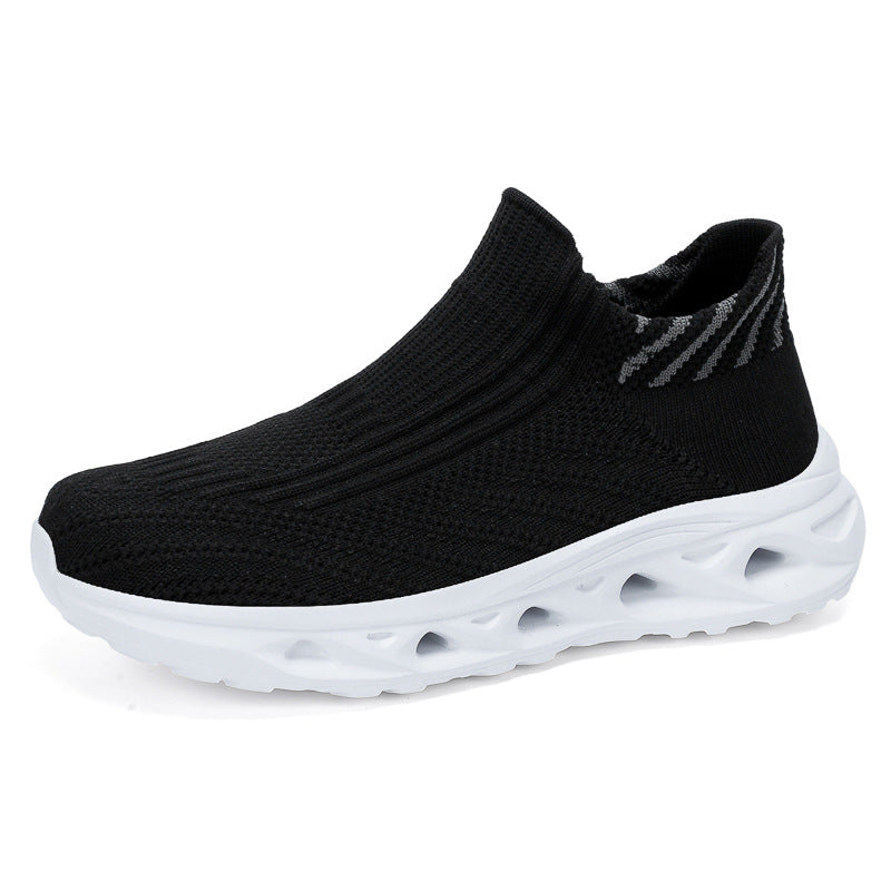 Damen Atmungsaktive Slip-On Laufschuhe mit flexibler Sohle EB