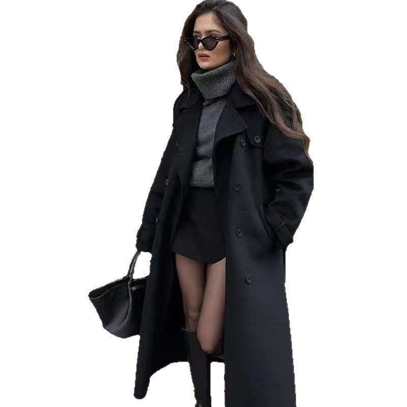 Damen eleganter Trenchcoat EB