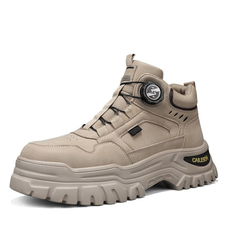 Damen Sportliche High-Top Sneakers mit innovativem Verschlusssystem und rutschfester Sohle EB