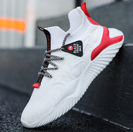 Damen Sportliche Strick-Sneaker mit bequemer Dämpfung EB