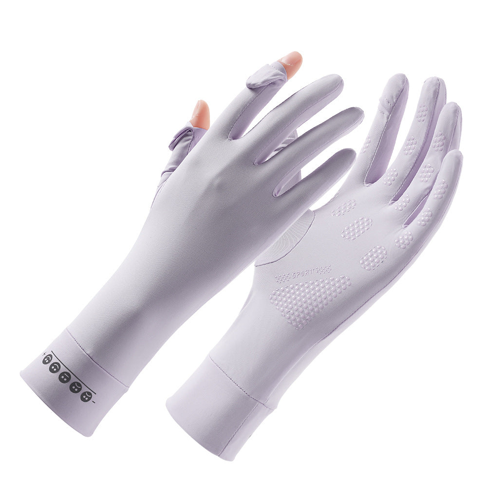 EB | Sonnenschirm Eis Seide Handschuhe