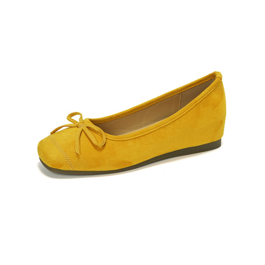 Damen Slingback Ballerinas mit dekorativem Schleifendetail EB