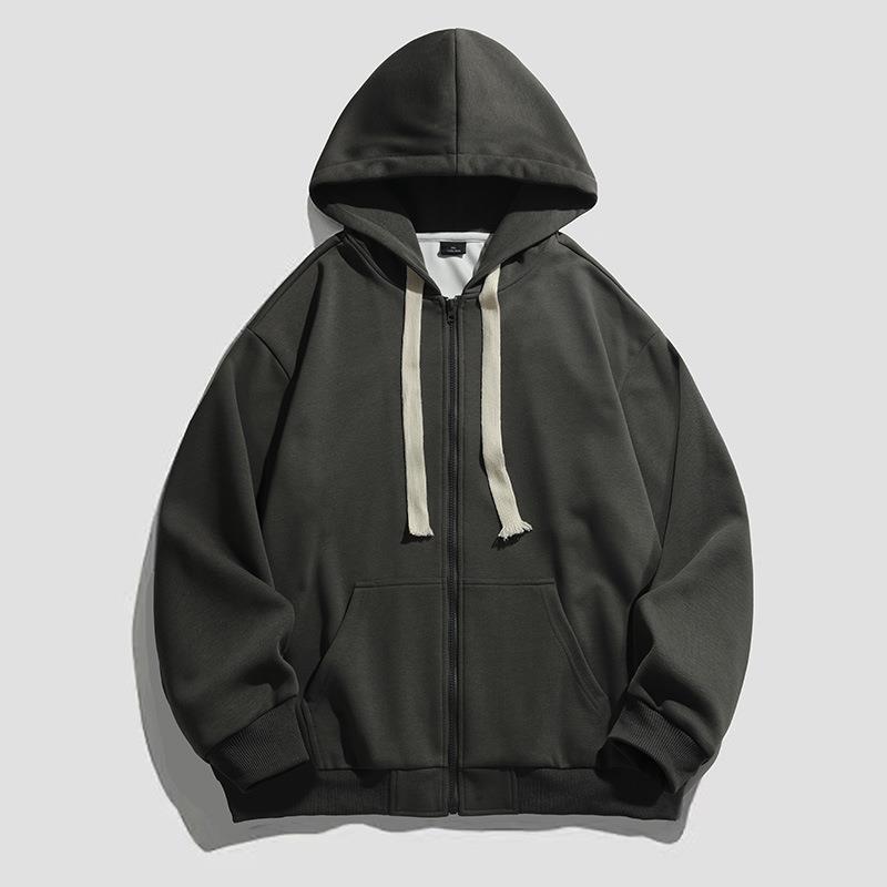 Damen warme Kapuzenjacke mit durchgehendem Reißverschluss und großzügigen Taschen EB