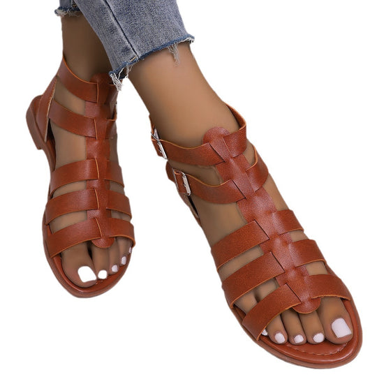 Damen Bequeme und stilvolle Riemen-Sandalen EB
