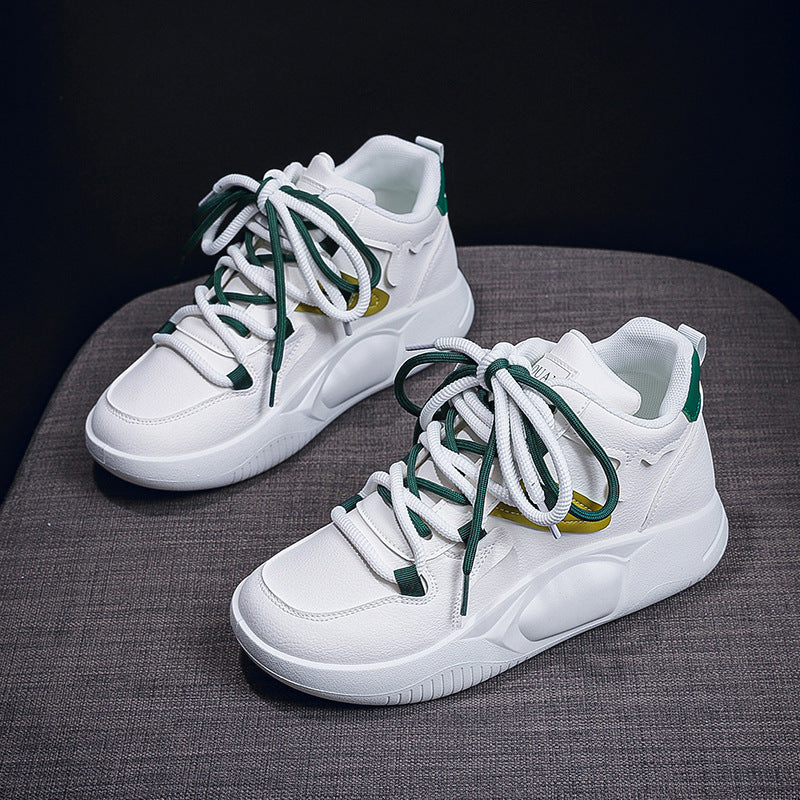 Damen Sportliche High-Top Sneakers mit innovativem Schnürsystem EB
