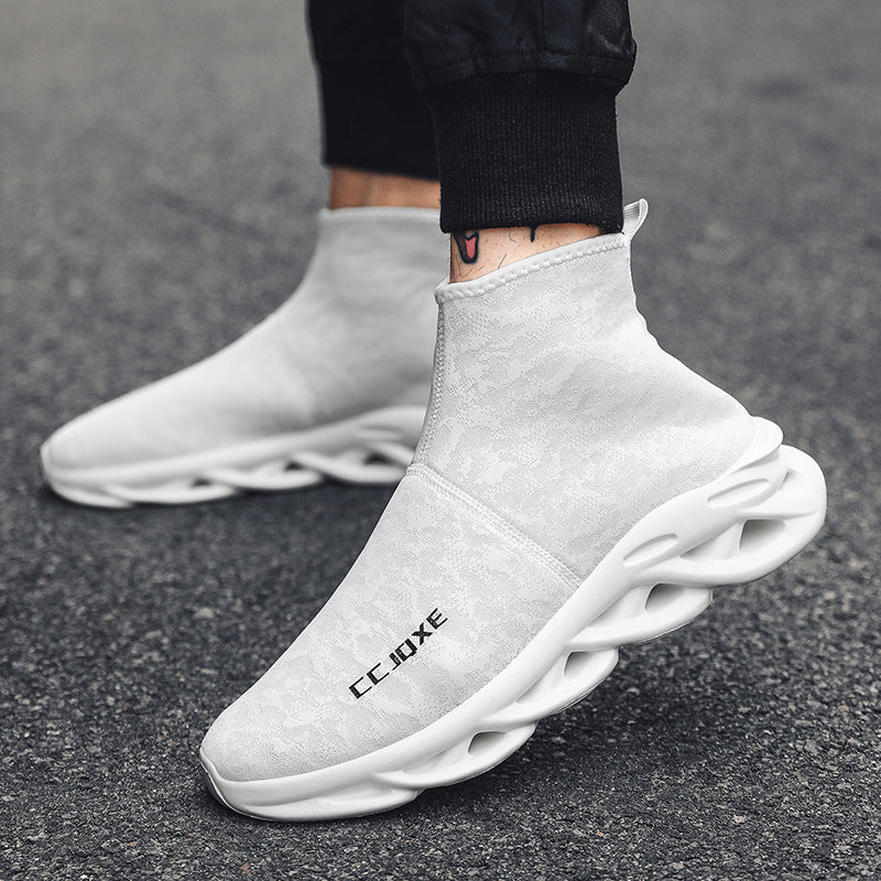 Damen High-Top Sneakers mit flexiblem Gehkomfort und atmungsaktivem Obermaterial EB