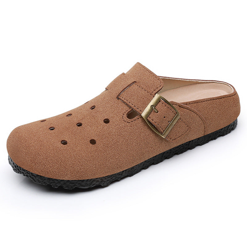 Damen Komfortable Clogs mit verstellbarem Riemen EB