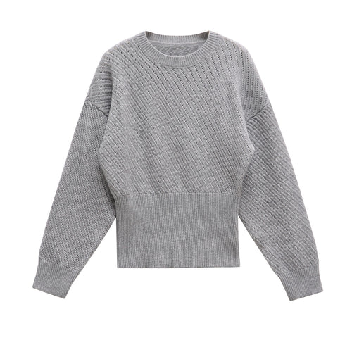 Damen Pullover im strukturierten Strickdesign EB