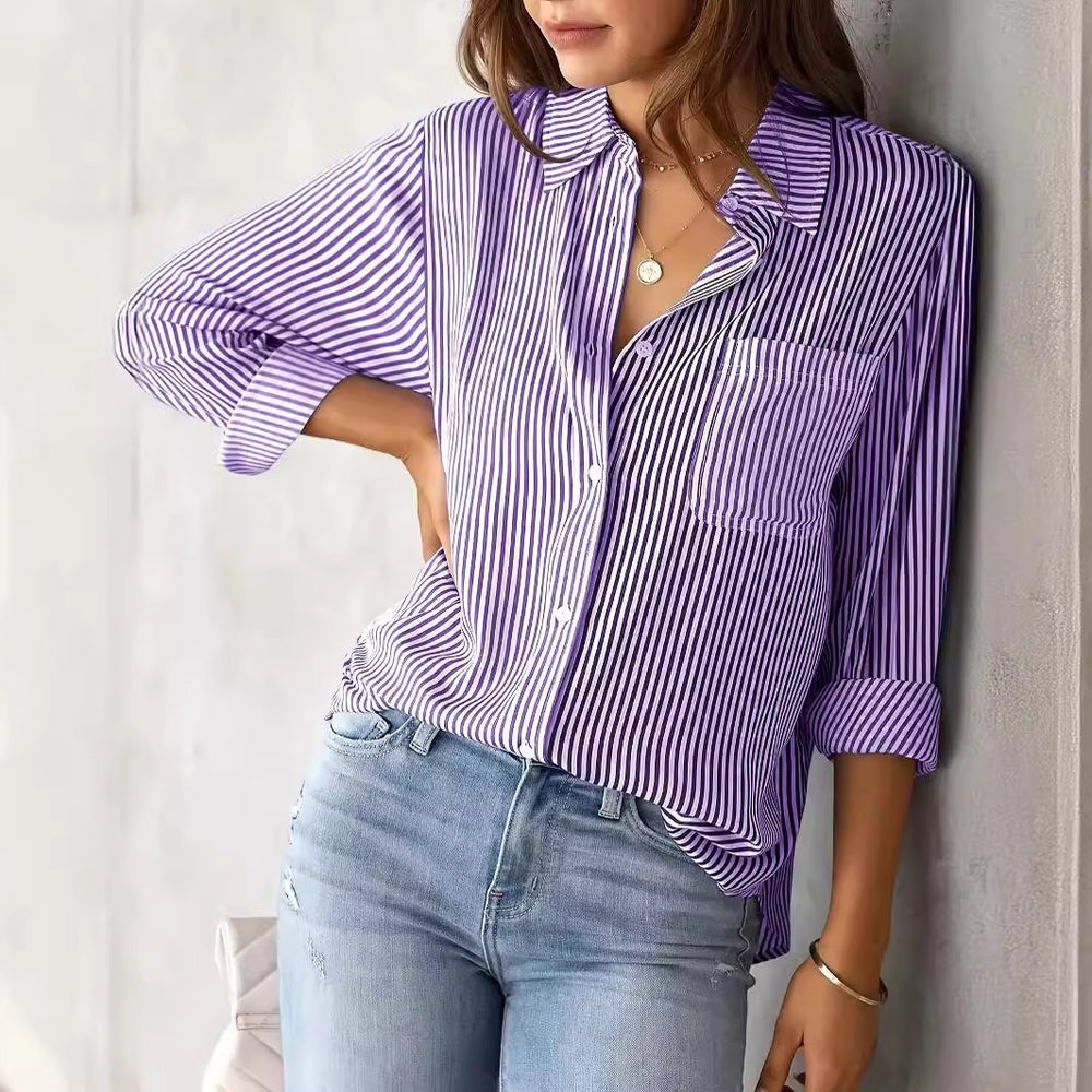 Damen lässige Hemdbluse EB