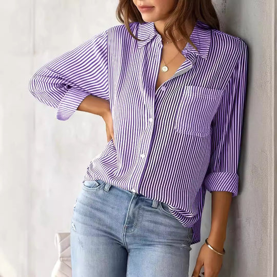 Damen lässige Hemdbluse EB