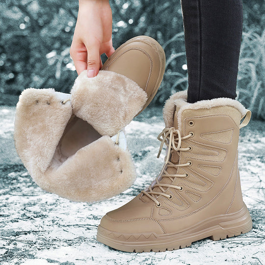 Damen Winterboots mit abnehmbarem Futter und rutschfester Sohle EB