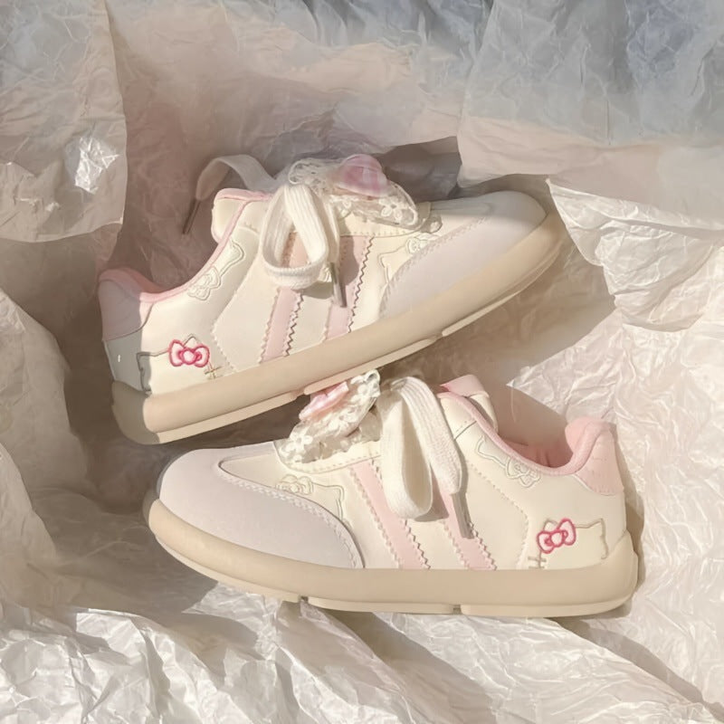 Damen Sportliche Sneaker mit einzigartigen Tiermotiven und dekorativer Schnürung EB
