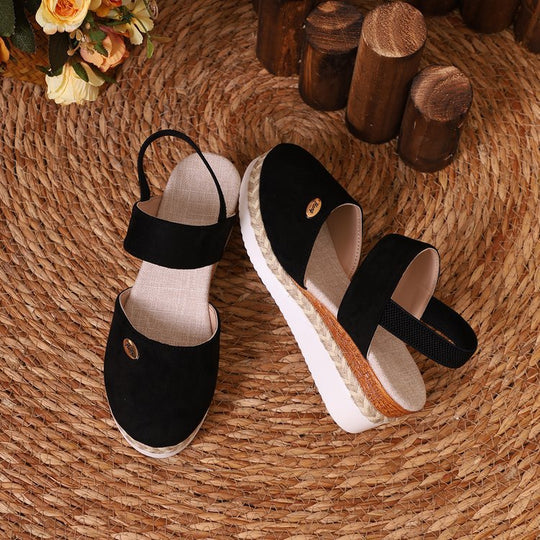 Damen Plateau Sandalen EB