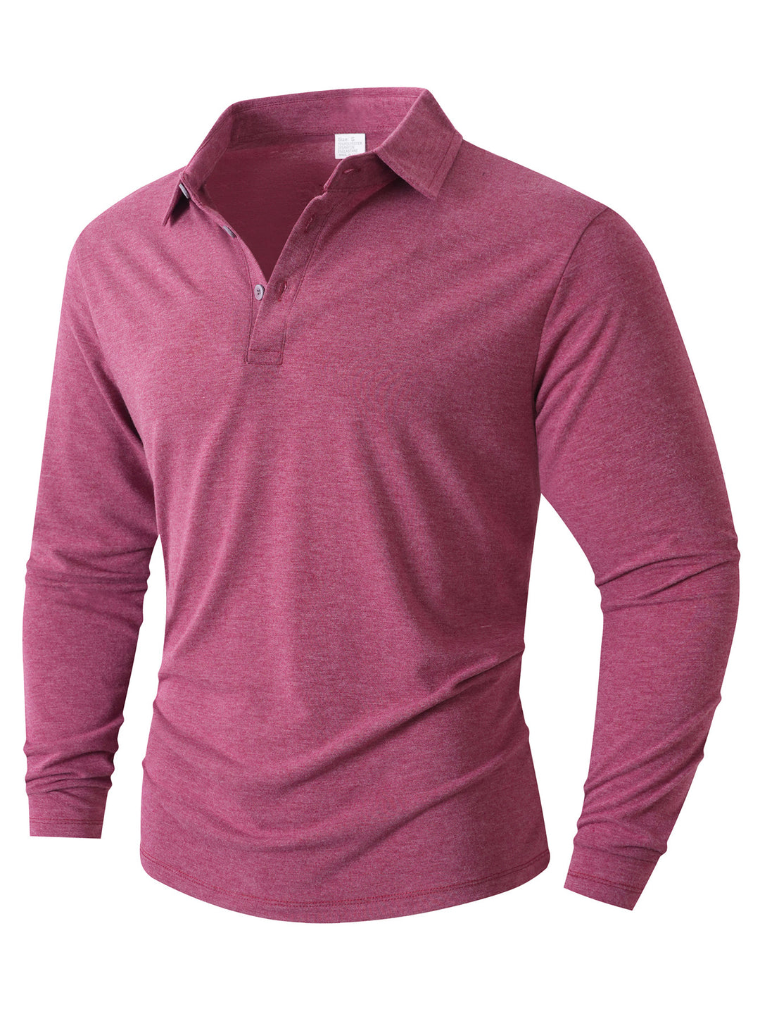 Herren Langarm Poloshirt mit modernem Schnitt EB