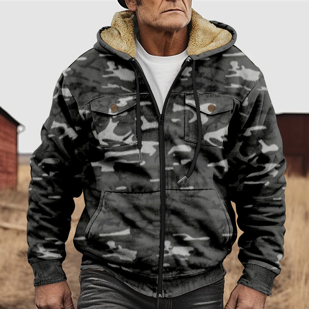 EB | Herren Hoodie im Camouflage-Look