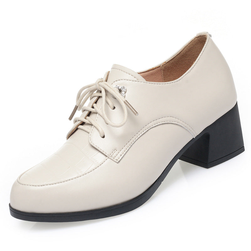 Damen Elegante Schnürschuhe mit modischem Kettendetail EB