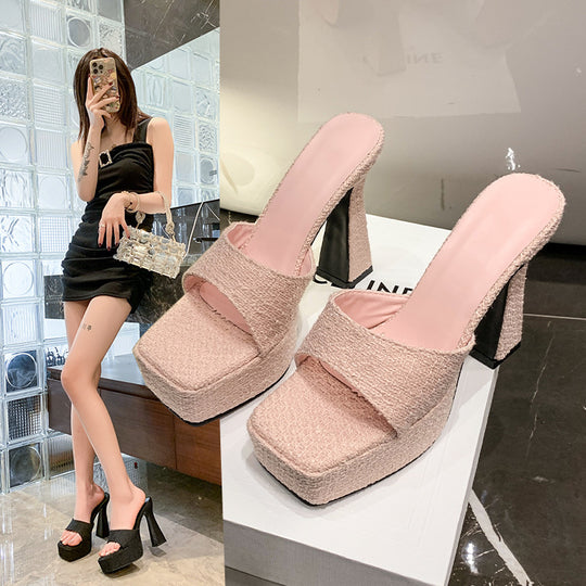 Damen Plateau Sandalen EB