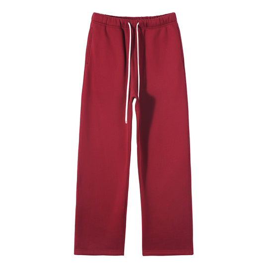 Damen nan weite Relax-Sweathose mit elastischem Komfortbund, kontrastierendem Kordelzug und geradem Bein EB